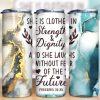 Bible Verse Agate Glitter Tumbler PNG