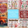 Bundle Christmas Design Tumbler PNG