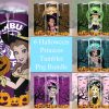 Bundle Halloween Princess Tumbler PNG