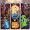 Cartoon Character Halloween Stitch Tumbler PNG