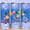 Cartoon Eeyore Glitter Tumbler PNG