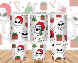 Christmas 40 oz 2 piece Tumbler Wrap