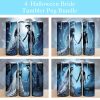 Halloween Bride And Groom Tumbler Png