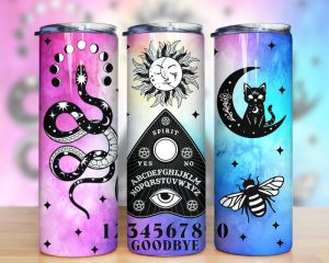 Halloween Ouija Board Tumbler PNG