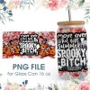 It's Spooky Bitch Season 16 oz Glass Can PNG File