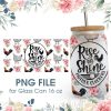 Rise and Shine Motherscluckers 16 oz Glass Can PNG File