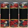 Skull and Roses Tumbler PNG