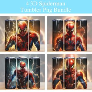 Super Hero Spiderman Tumbler PNG