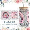 Teacher Life 16 oz Glass Can PNG File