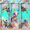 Turtle Print Glitter Tumbler PNG